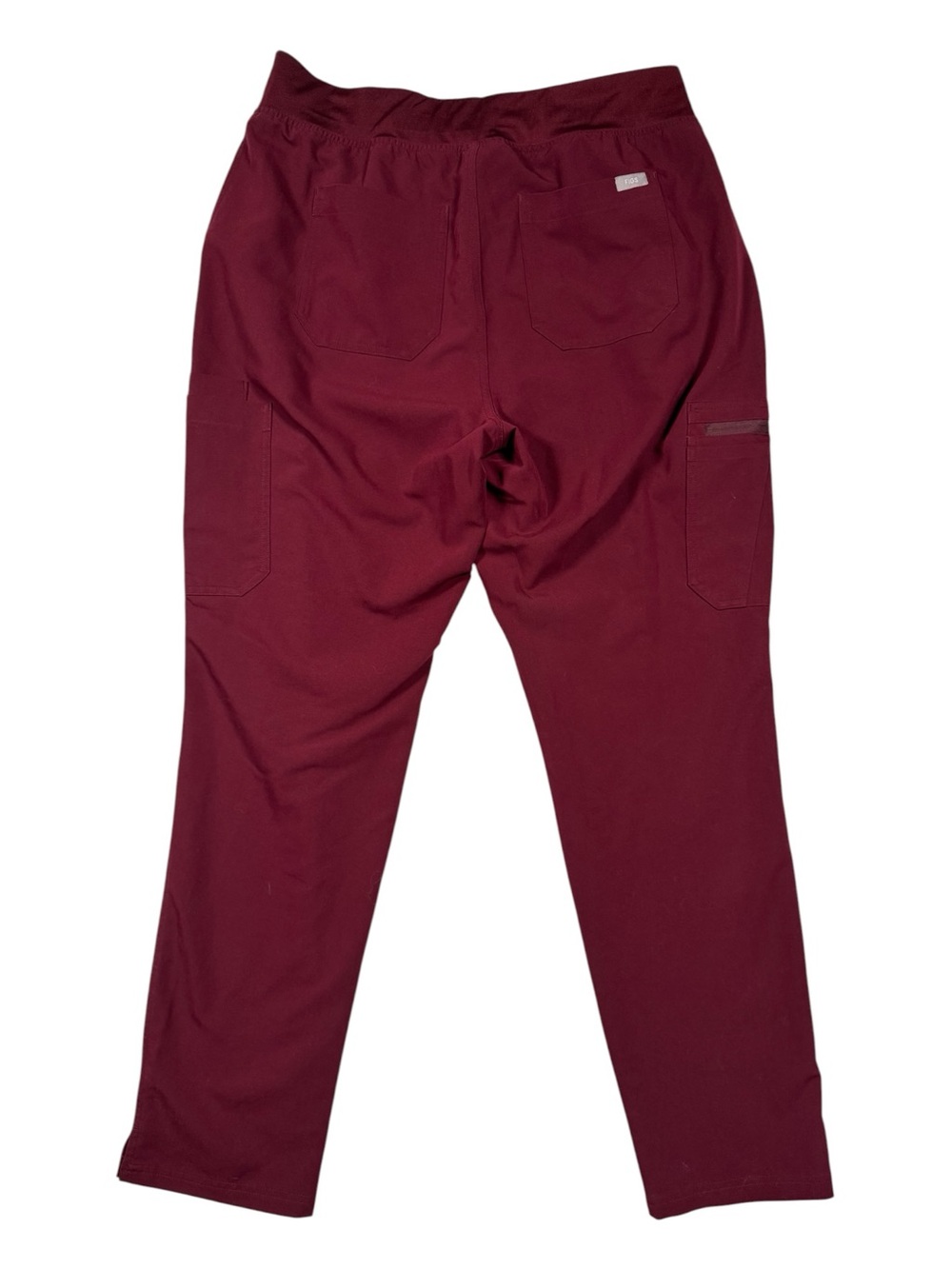FIGS High Waisted Yola Skinny Scrub Pants Burgundy Women XL Tall XL/T W22SW2013T - Picture 4 of 8